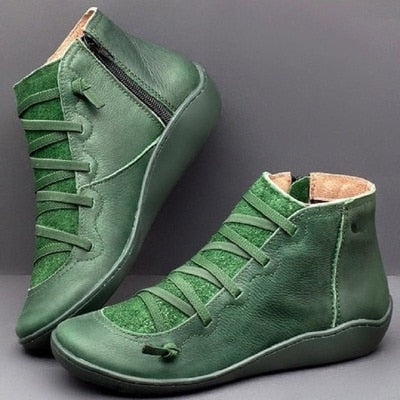 BOTA FEMININA DE COURO