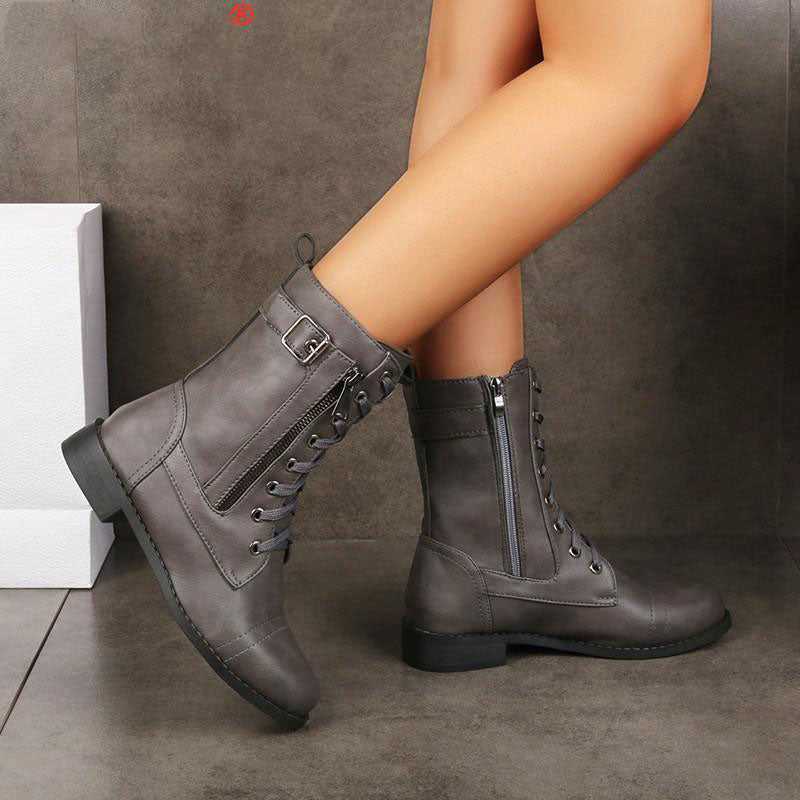 Botas feminina de Inverno cano curto