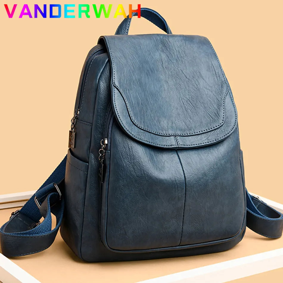 Mochila de Couro Feminina - Jasmim