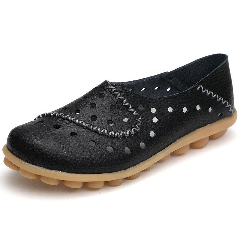MOCASSIM DE COURO GENUÍNO ORTOPÉDICO