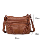 Bolsa Couro Vintage