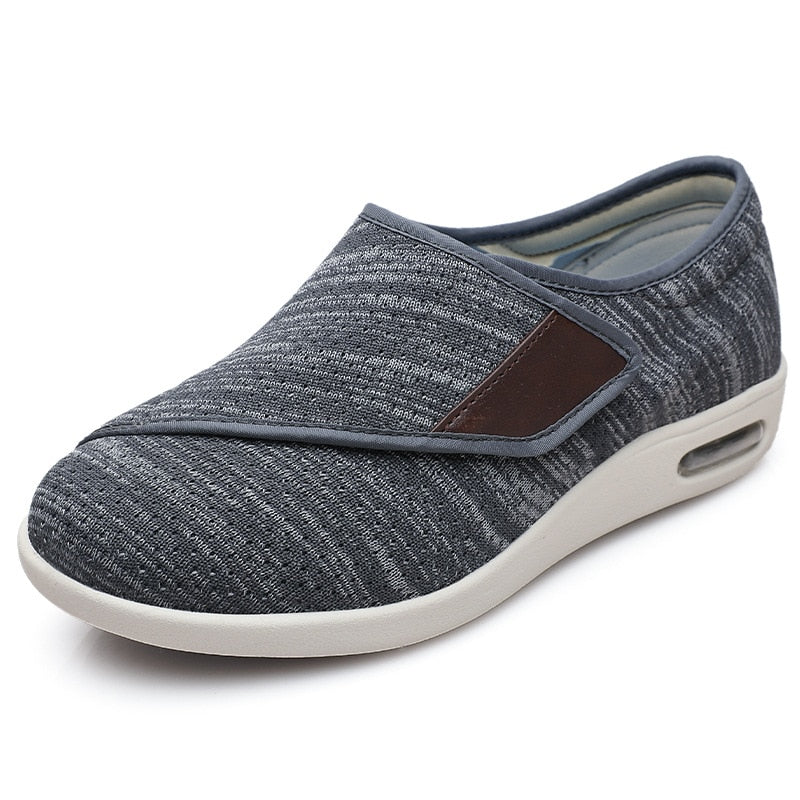 Sapatos para diabéticos Amplo Ajustável Macio e Confortável, Sapatos de Caminhada