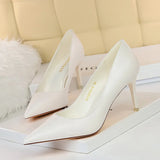 Scarpin Branco 7,5cm | Lisa Confortável