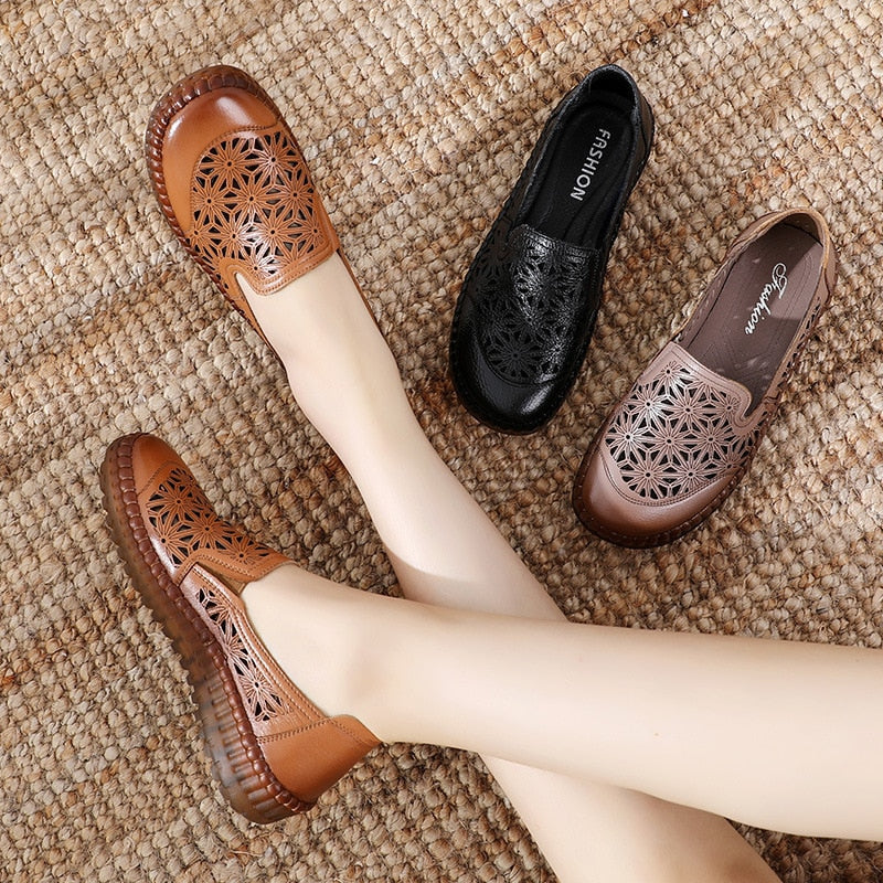 Sapato Feminino Couro
