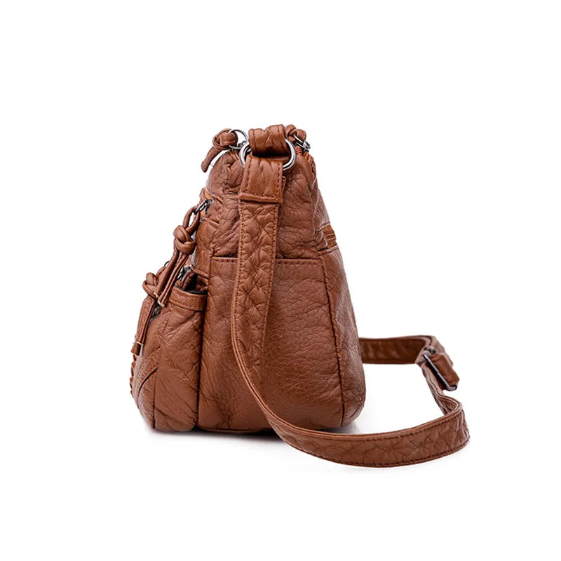 Bolsa Couro Vintage