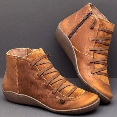 BOTA FEMININA DE COURO