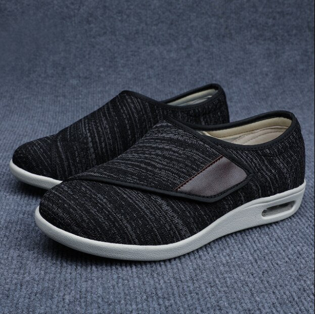 Sapatos para diabéticos Amplo Ajustável Macio e Confortável, Sapatos de Caminhada