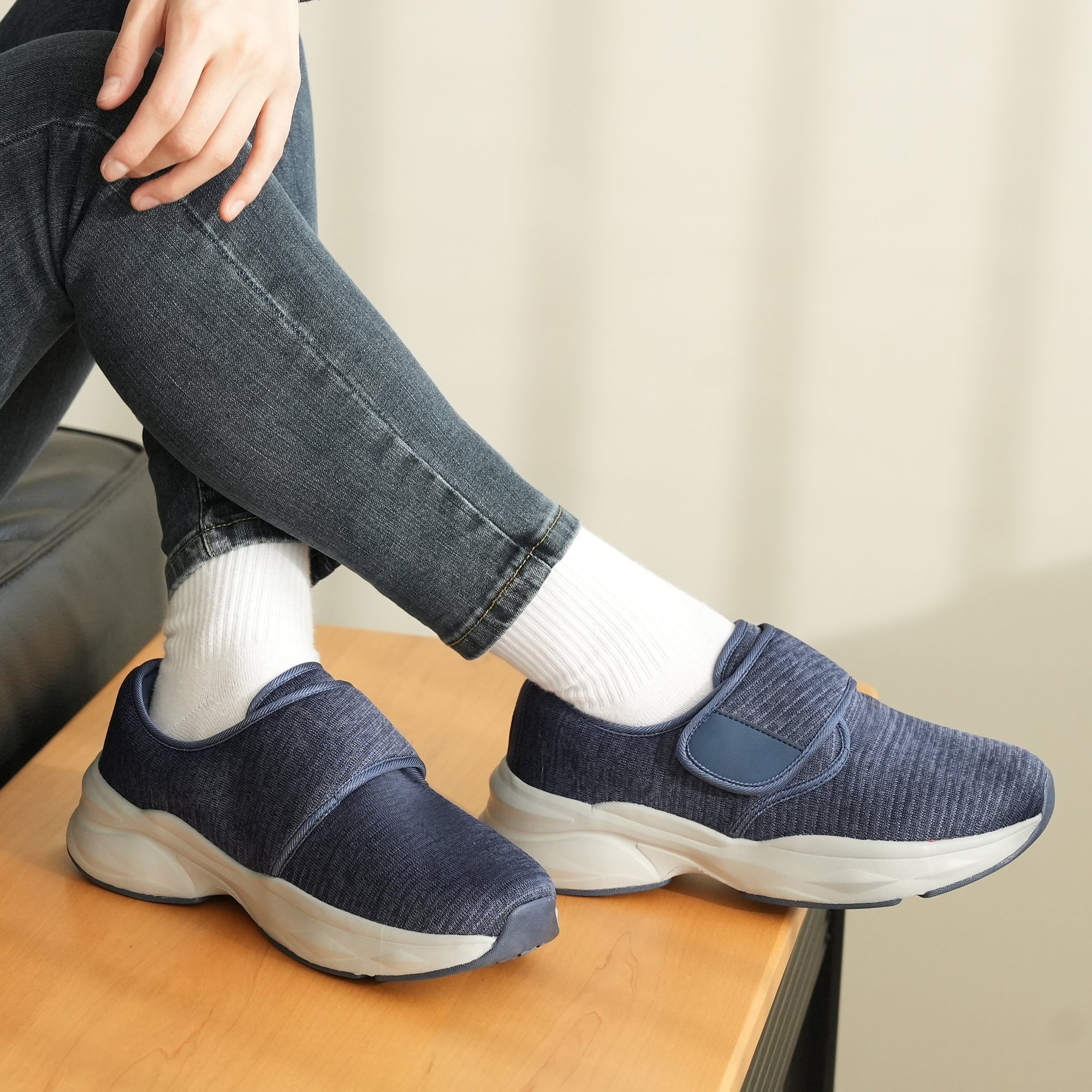 dk.blue walking shoes-freya confortável