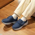 grey walking shoes-freya confortável