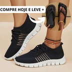 tênis ortopédico comfy sandália flip nuvem feminino confortável para caminhada