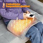 Mini Cobertor Térmico Elétrico de Plush – Aquecimento Rápido e Seguro