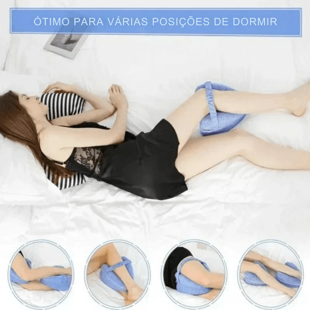 travesseiro ortopédico para alinhamento pélvico em espuma de memória
