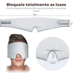Máscara de Seda para Dormir – Bloqueio Total de Luz e Conforto Ajustável