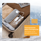 Mini Cobertor Térmico Elétrico de Plush – Aquecimento Rápido e Seguro