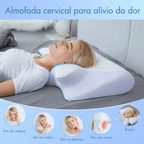 travesseiro cervical ortopédico de memória – alívio para pescoço e costas