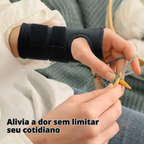 órtese de punho ajustável com tala de alumínio – alívio túnel do carpo