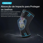 joelheira elástica respirável para alívio de dores e impactos