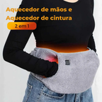 cinto térmico em grafeno para alívio de cólica 3 temperaturas