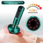 massageador elétrico com infravermelho e 12 níveis de sucção