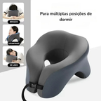 travesseiro de pescoço memory foam respirável – conforto em viagens