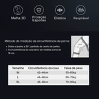 Joelheira Elástica Respirável para Alívio de Dores e Lesões