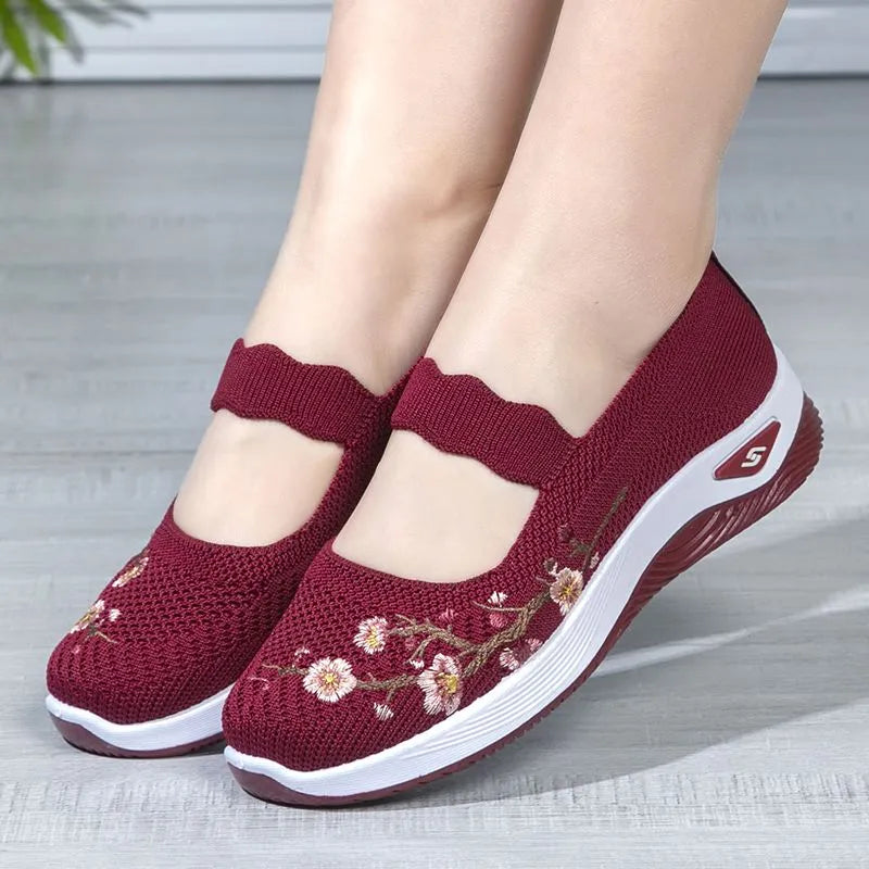 tênis ortopédico feminino confortável para caminhada