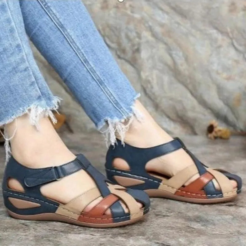 Sandália Ortopédica Comfort Plus Esporão Azul