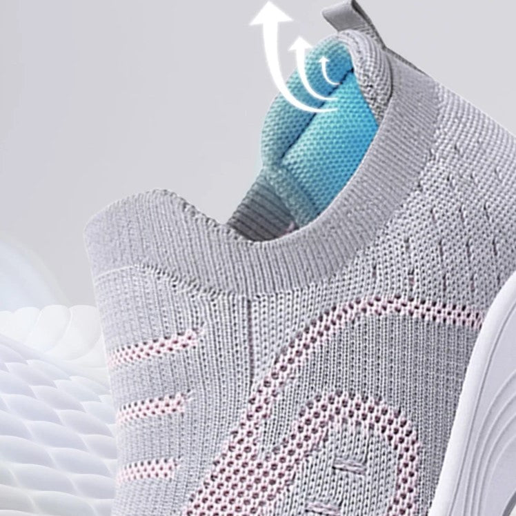 tênis ortopédico air soft feminino confortável para caminhada