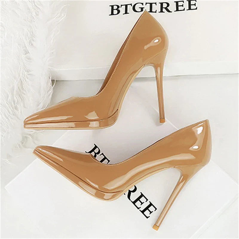 scarpin nude 11cm | marcela confortável
