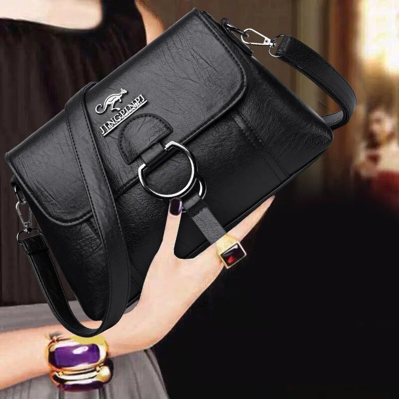 Bolsa Couro Vintage Helena