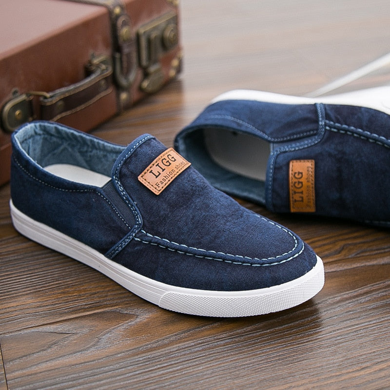 TÊNIS MASCULINO SLIPON DENIM INOVABELA