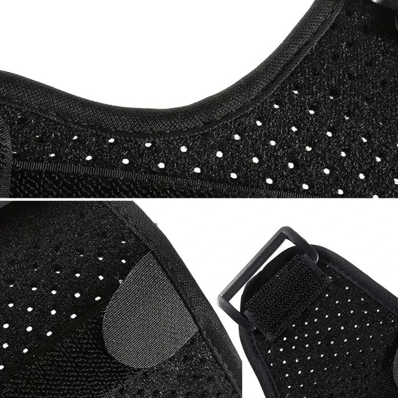 Suporte Ajustável para Polegar em Malha Respirável e Alumínio