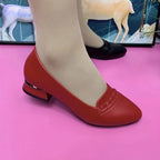 sapato ortopédico feminino de salto chaussure
