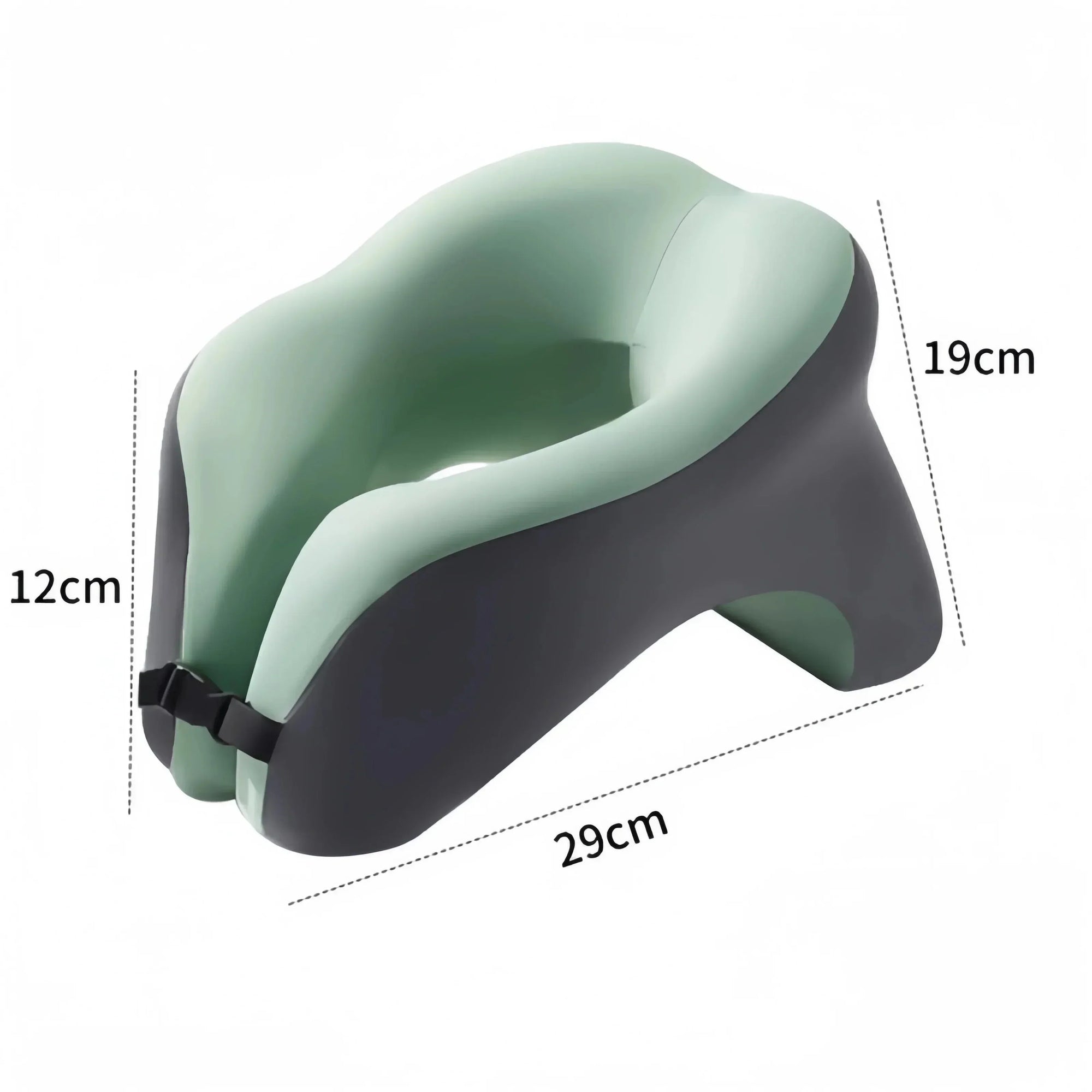 travesseiro de pescoço memory foam respirável – conforto em viagens
