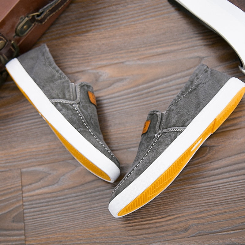 TÊNIS MASCULINO SLIPON DENIM INOVABELA