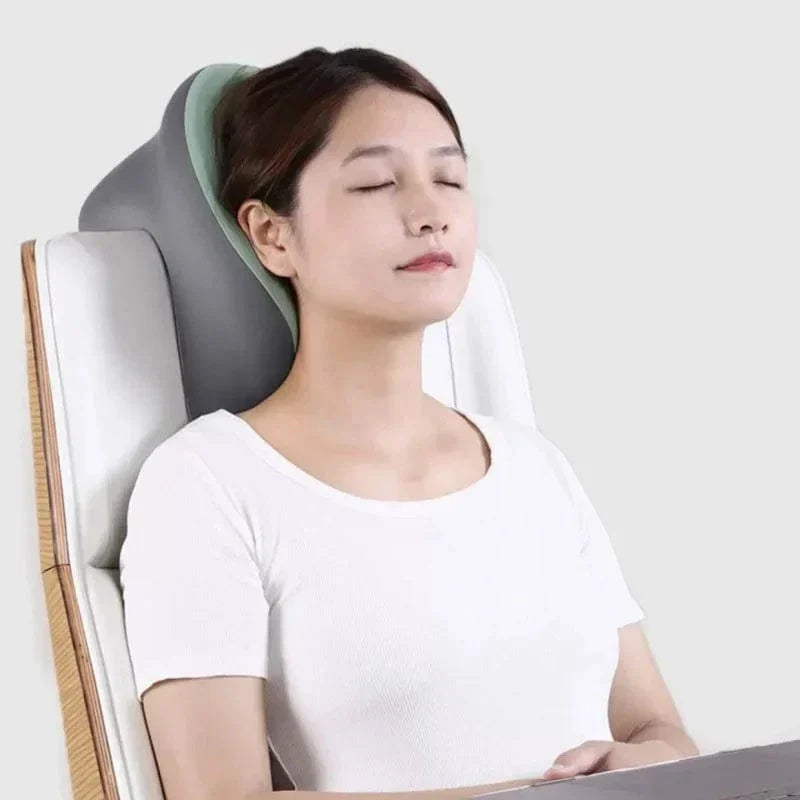 travesseiro de pescoço memory foam respirável – conforto em viagens