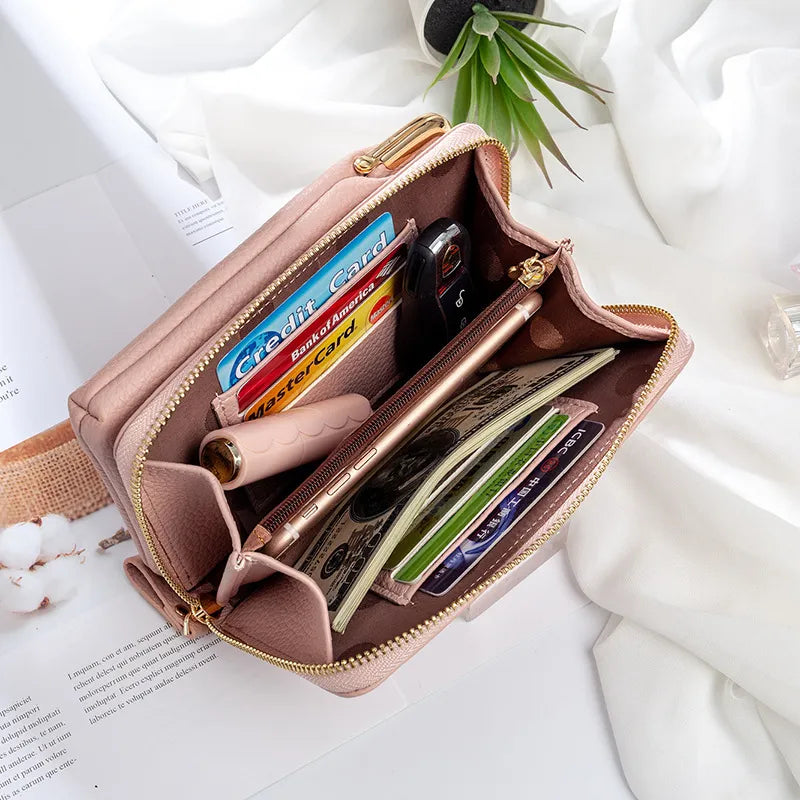 Bolsa Carteira Couro Cristal Free