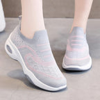 tênis ortopédico air soft feminino confortável para caminhada