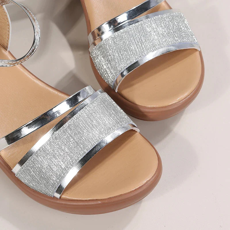 sandália ortopédica luxo lilica feminina confortável