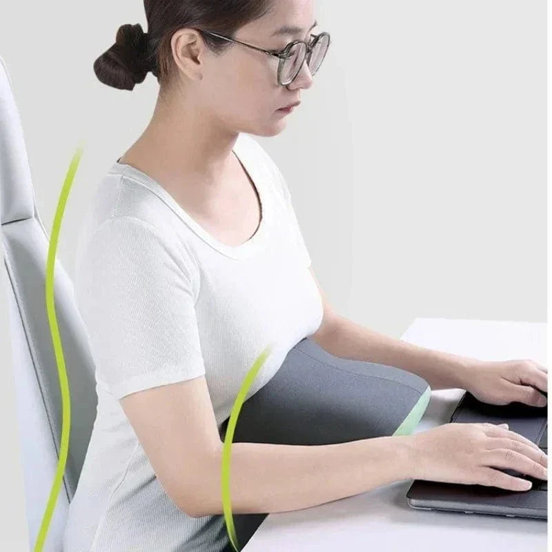 travesseiro de pescoço memory foam respirável – conforto em viagens
