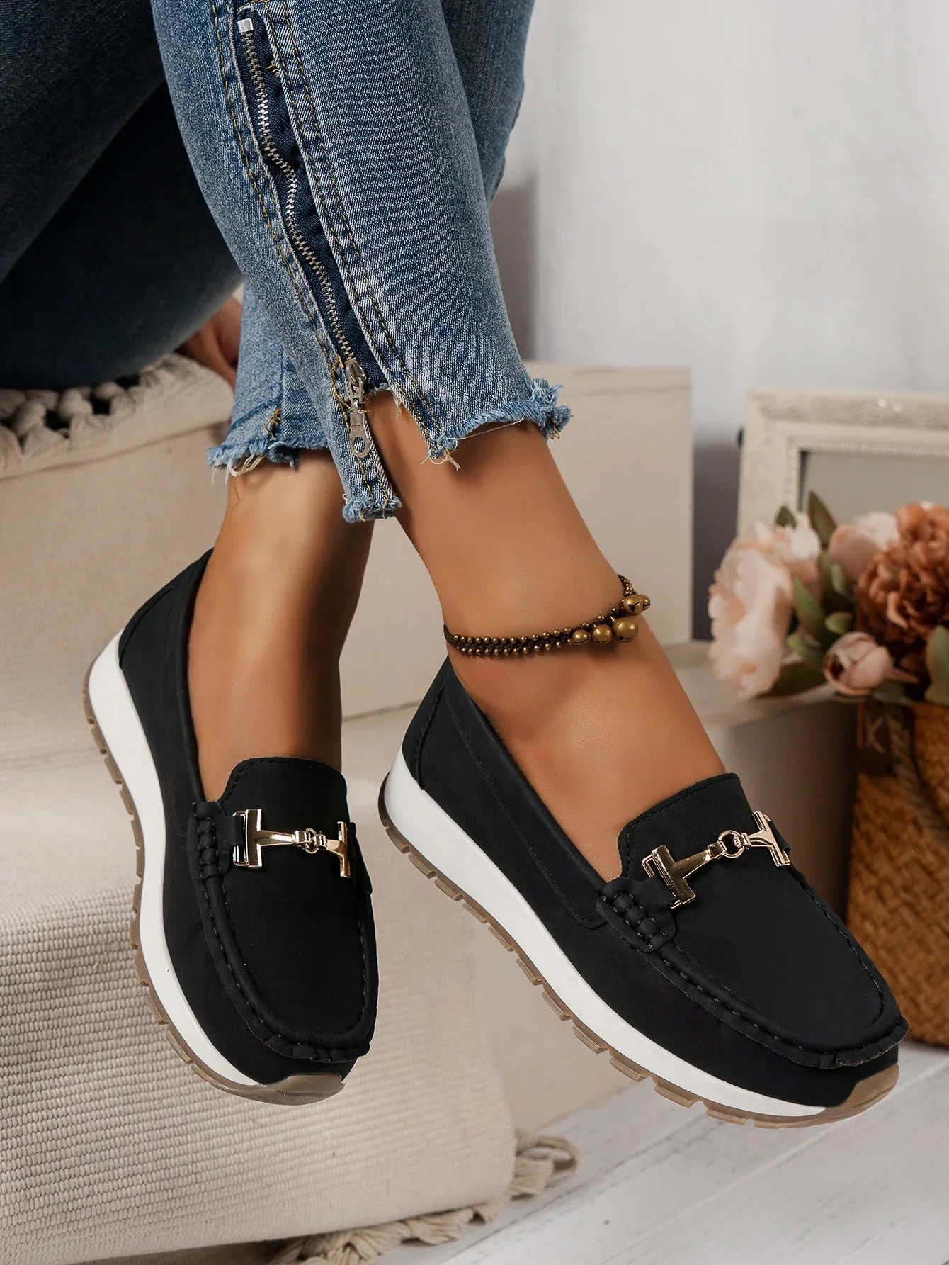 mocassim ortopédico feminino confortável