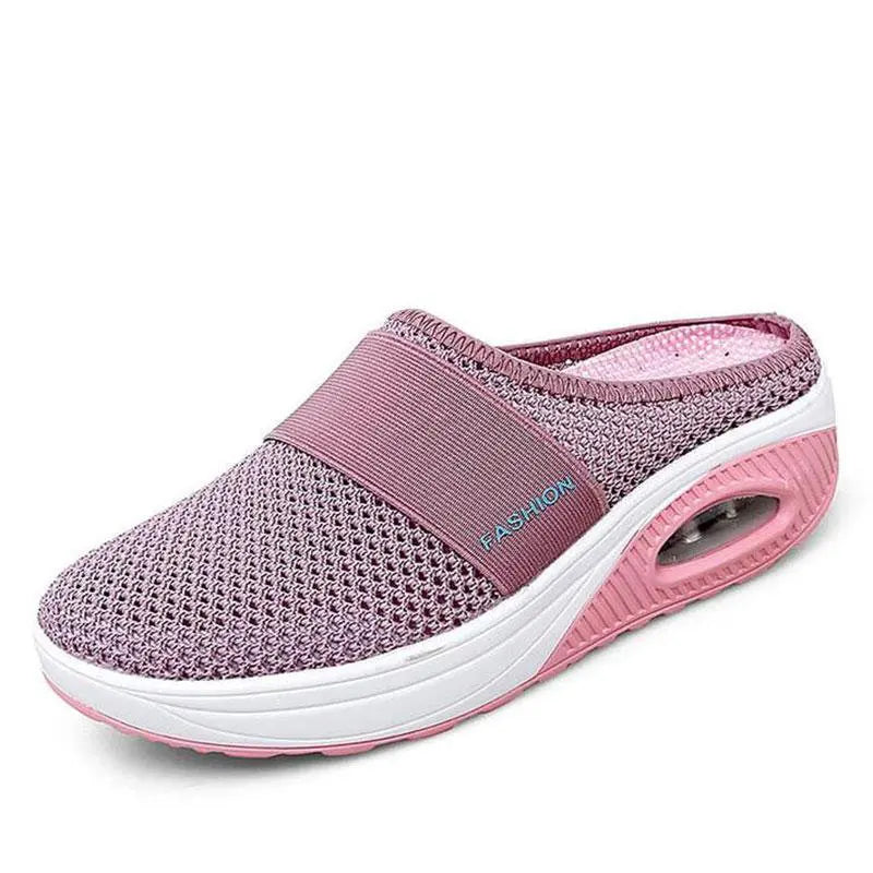 tênis ortopédico vintage feminino confortável para caminhada