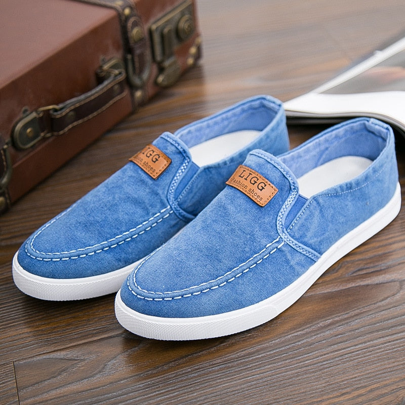 TÊNIS MASCULINO SLIPON DENIM INOVABELA