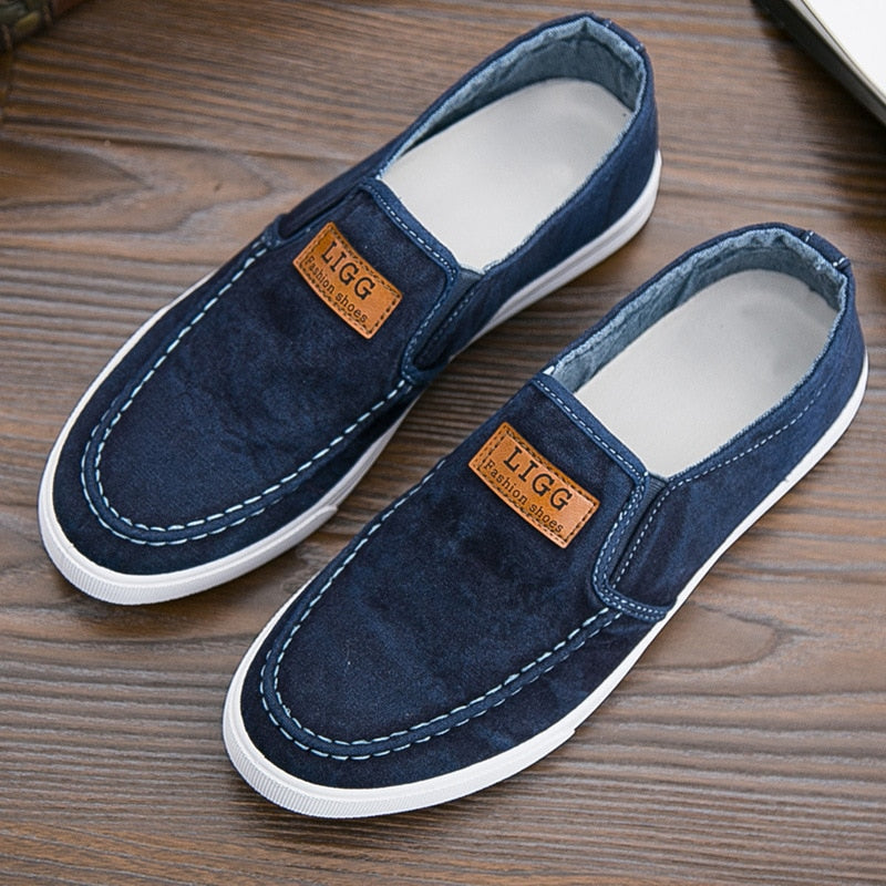 TÊNIS MASCULINO SLIPON DENIM INOVABELA