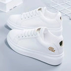 tênis ortopédico branco flower feminino confortável para caminhada