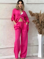 Conjunto Feminino Linho Brilho das Estrelas
