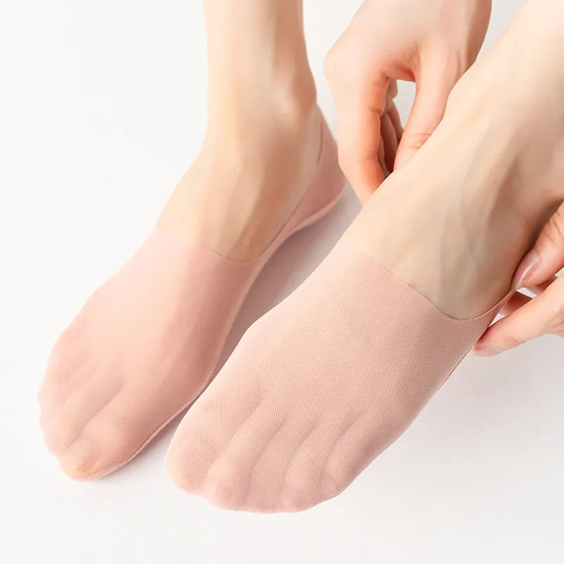 tênis ortopédico meia invisível (1 par) | fit feminino confortável para caminhada