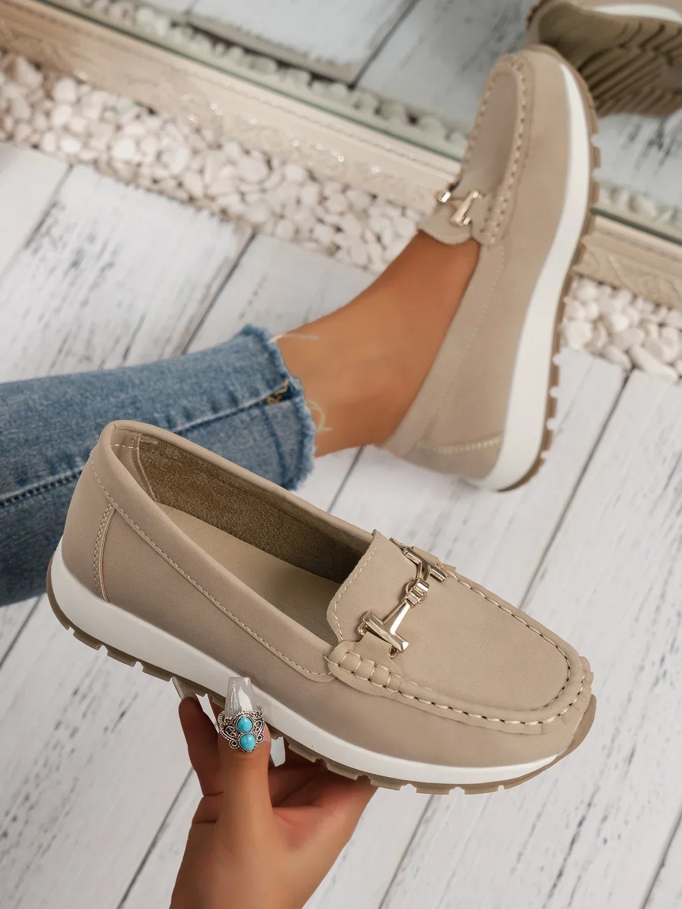 mocassim ortopédico feminino confortável