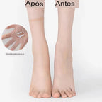 meias invisíveis e respiráveis confortável