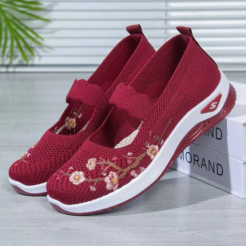 tênis ortopédico feminino confortável para caminhada